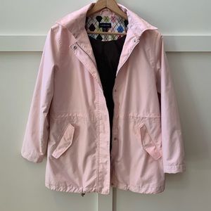 lands end blush pink parka